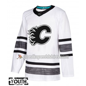 Calgary Flames Blank 2019 All-Star Adidas Wit Authentic Shirt - Kinderen